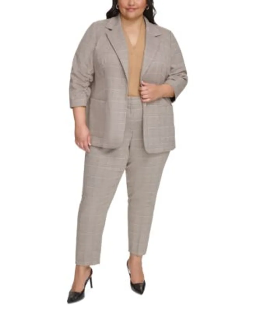 Calvin klein plus size suit outlet