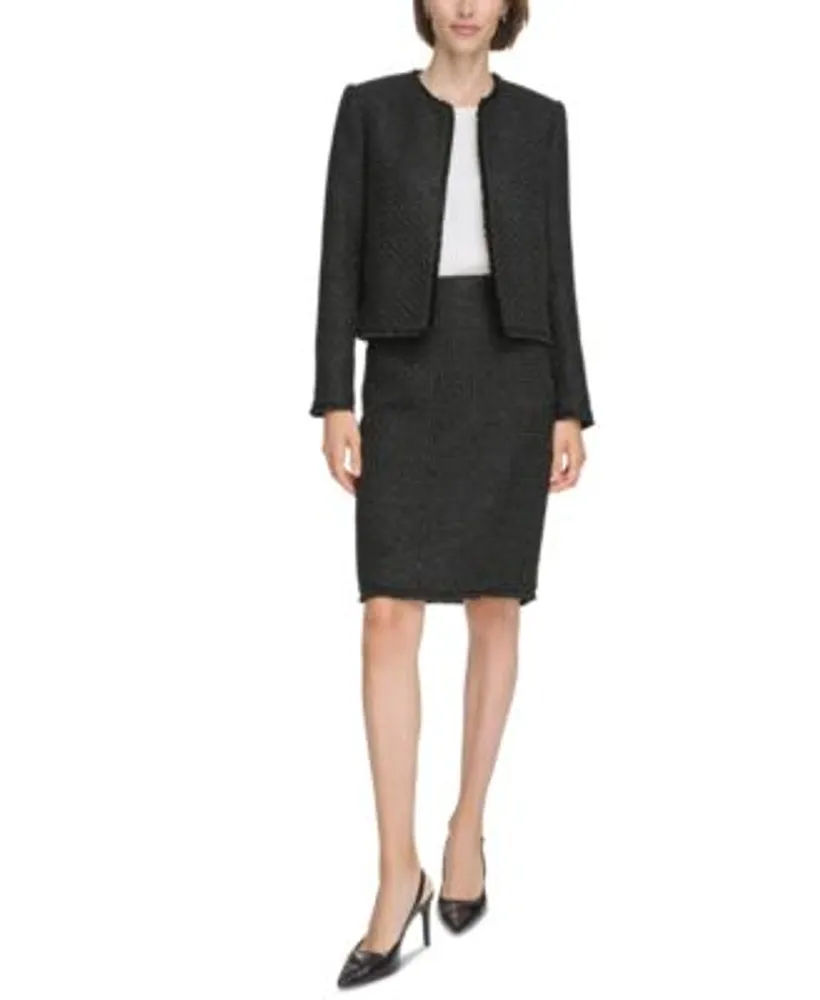 Tweed calvin klein skirt online