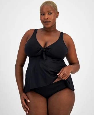 Plus flounce bikini top hot sale