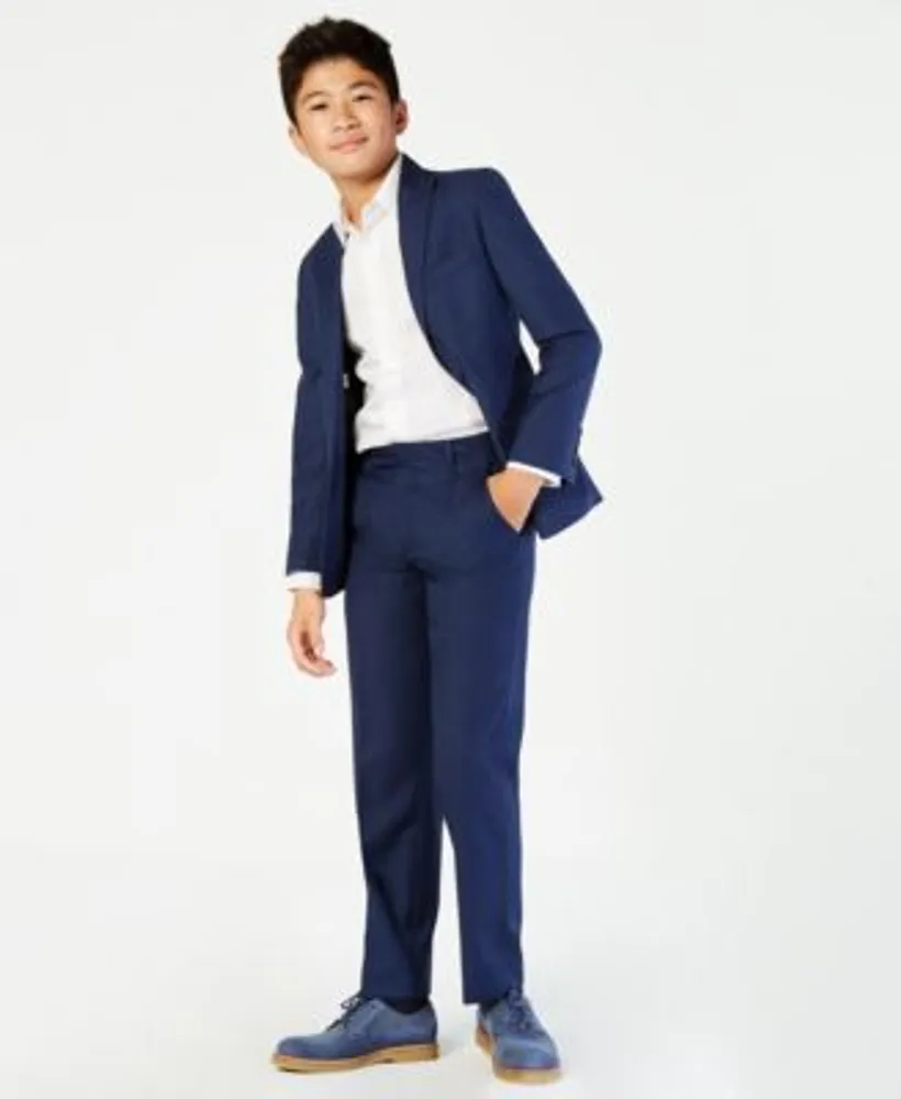 Calvin klein blue suit vest clearance