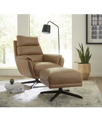 Macys leather swivel chair new arrivals