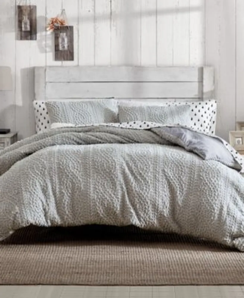 Bass Outdoor G.H. Bass Cable Knit Pin Sonic Sherpa Comforter Set