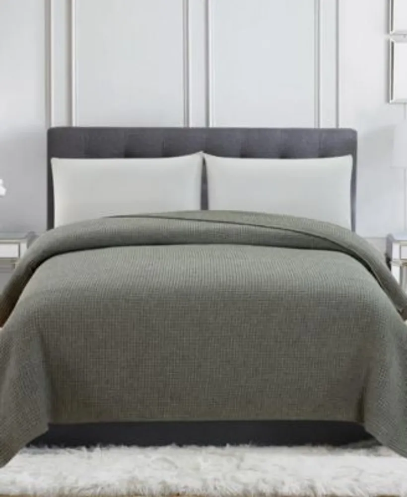 Black waffle weave blanket store