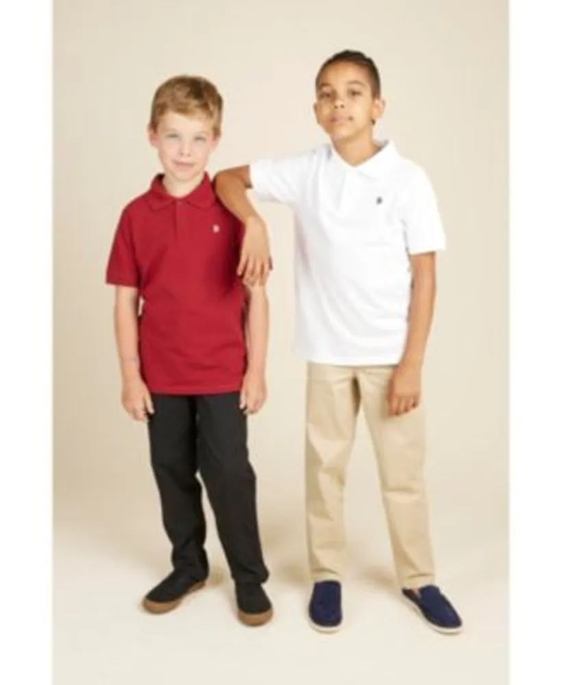 Brooks Brothers B By Brooks Brothers Big Boys Short Sleeve Pique