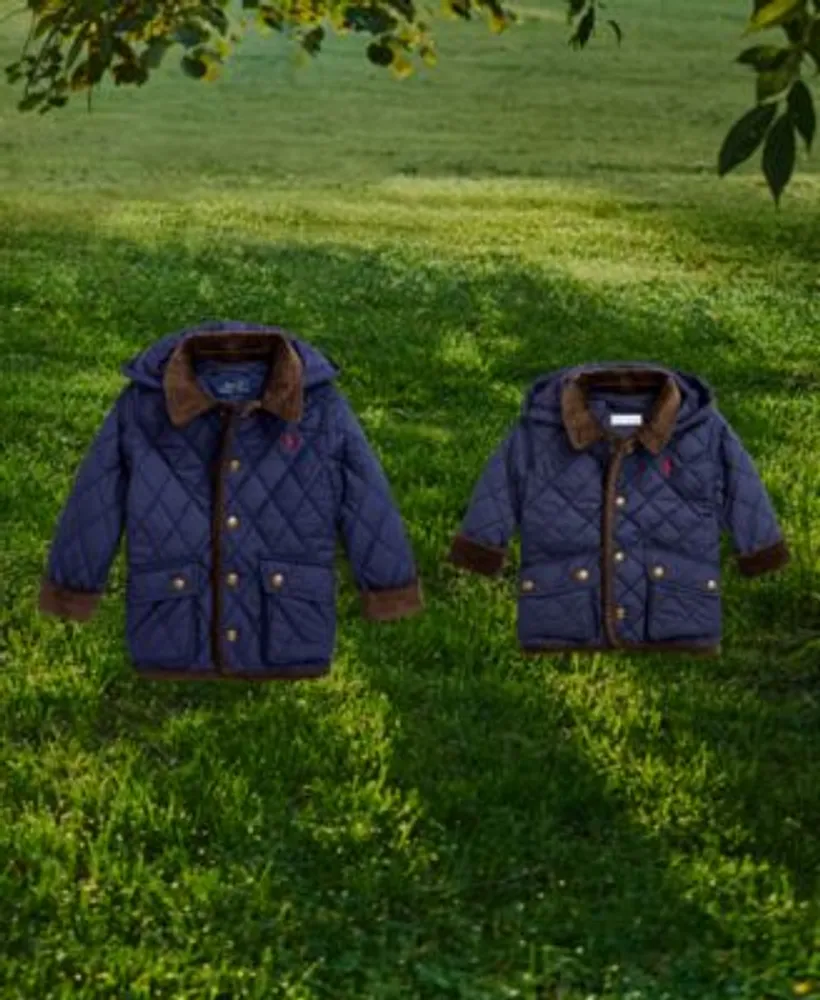 Ralph lauren baby quilted jacket discount