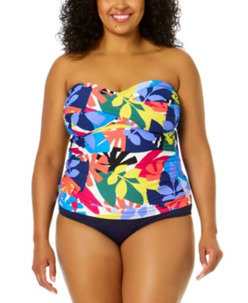 Anne cole sales plus size tankini