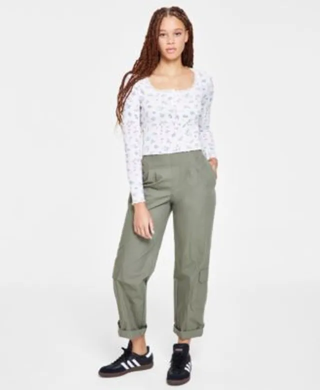 Macys green pants cheap
