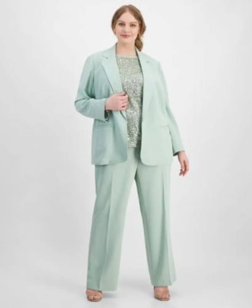 Anne klein open front blazer cheap