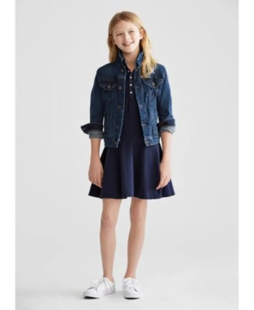 Polo Ralph Lauren Big Girls Denim Jacket Dress CoolSprings Galleria