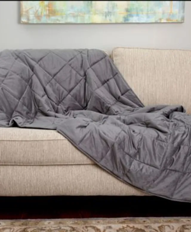 Sealy Quilted Plush Weighted Blanket Hawthorn Mall