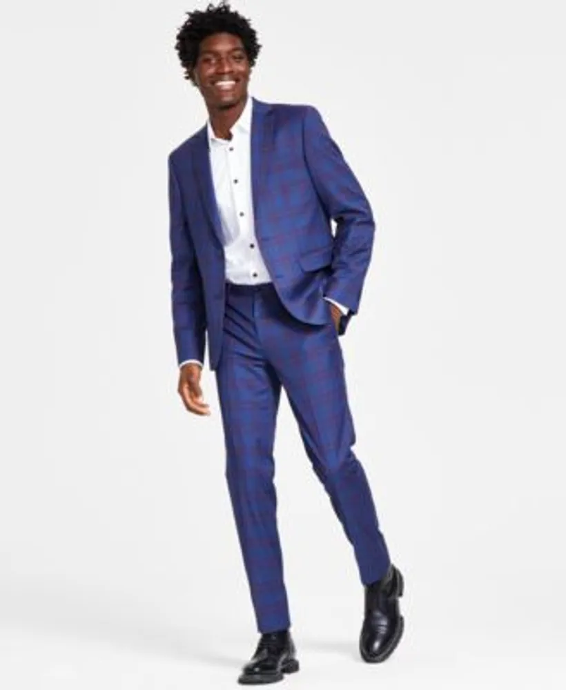 Navy blue cheap tuxedo macy's
