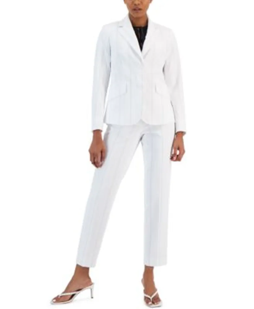 Anne klein striped blazer store