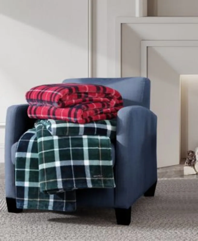 Nautica ultra soft plush solid blanket 2025