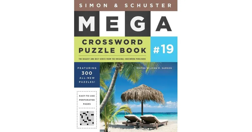 Barnes Noble Simon Schuster Mega Crossword Puzzle Book #19 by John