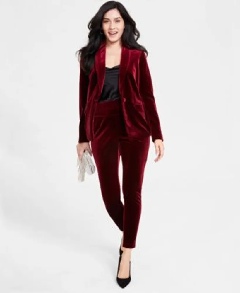 Velvet blazer shop macys