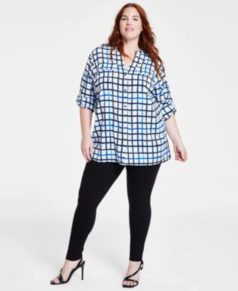 Calvin klein 2025 windowpane shirt