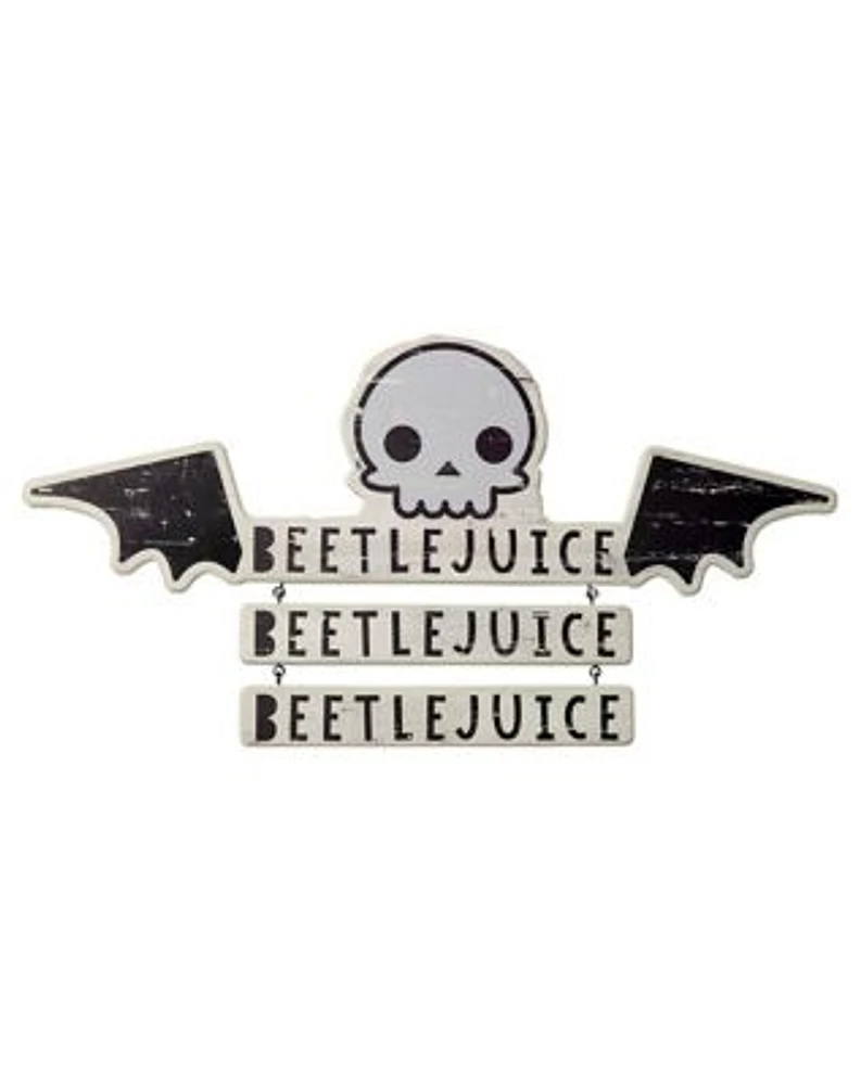 Spirit Halloween Bat Skull Sign - Beetlejuice | St. Vital Centre