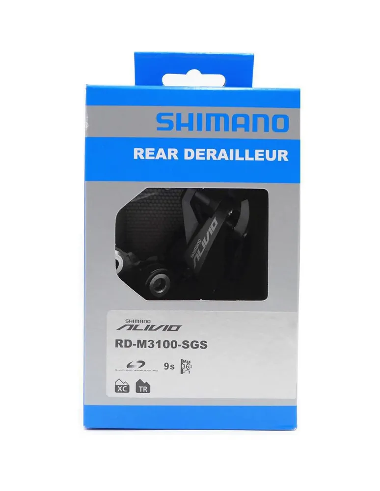 SHIMANO Desviador trasero para bicicleta Shimano Alivio 9