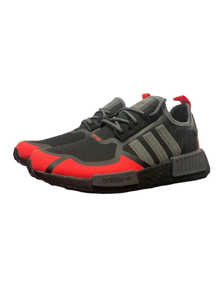 Adidas originals nmd 2024 r1 black/night metallic/scarlet