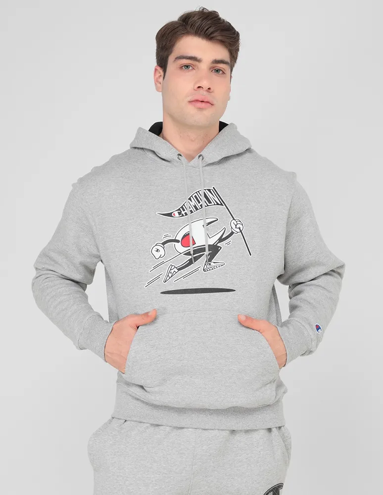 Sudadera Champion con capucha estampado jaspeado para hombre