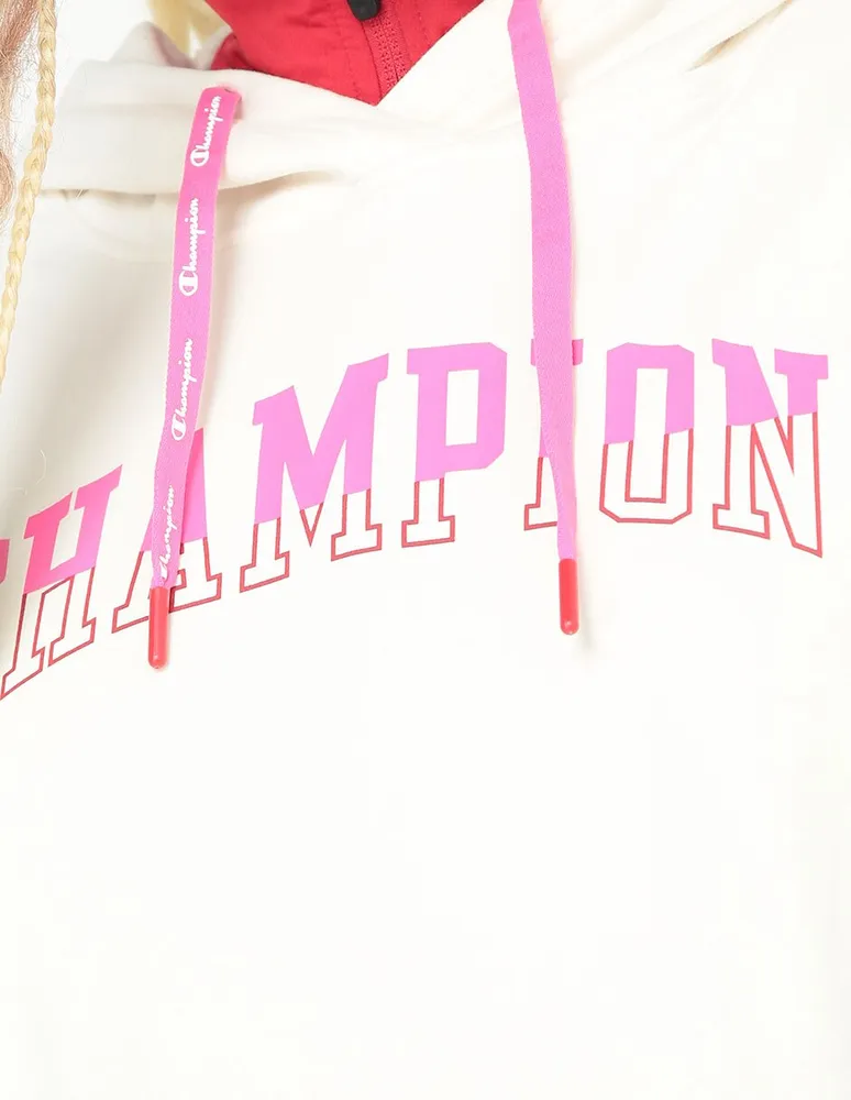 Champion sweater on sale girl letra español