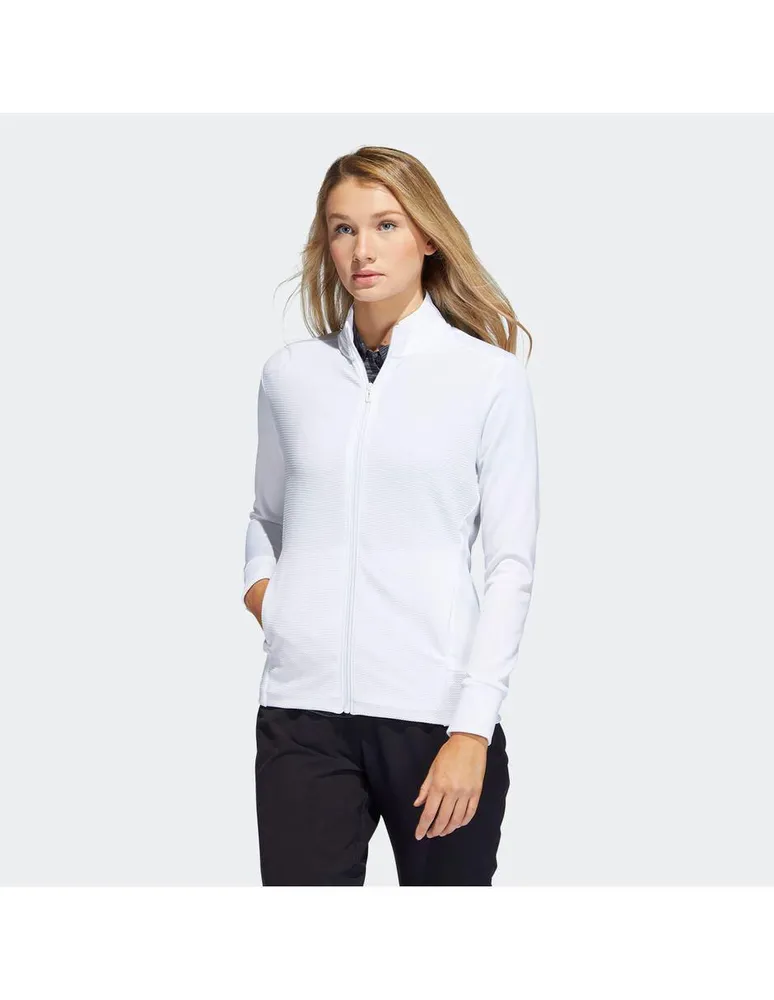 Chamarra adidas best sale blanca mujer