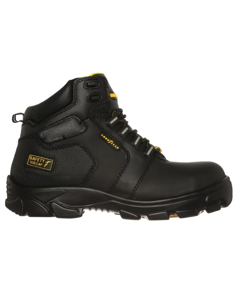 Bota Goodyear piel negra
