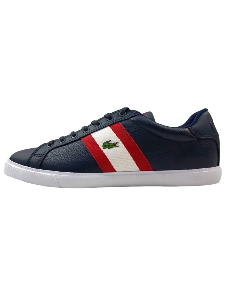 Tenis lacoste azul discount marino