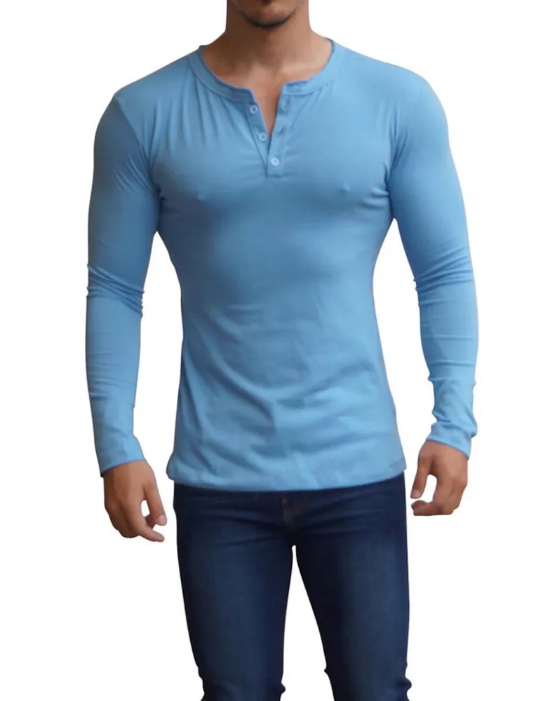 Playeras cuello discount mao para hombre