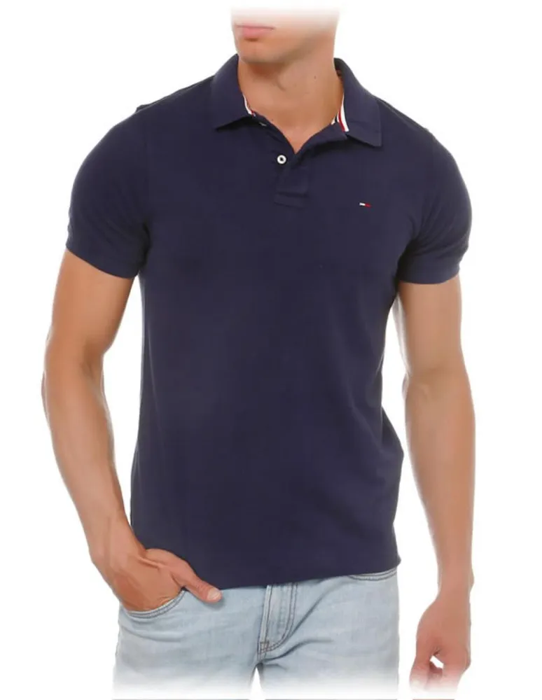 Playera tipo polo discount tommy