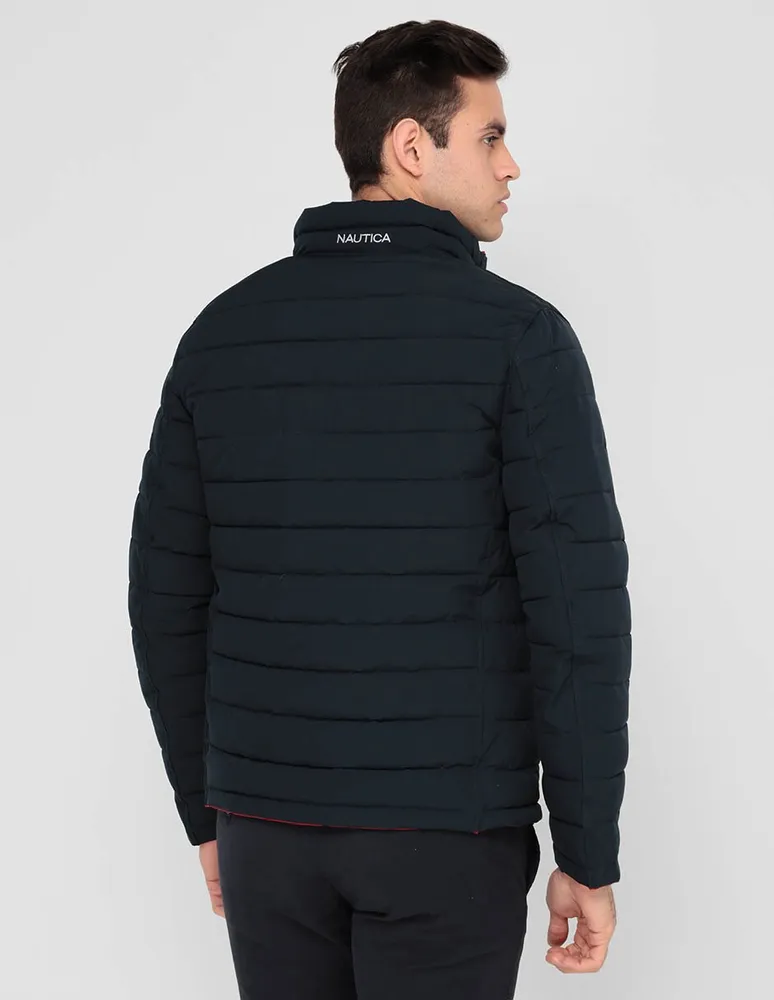 Chamarra Nautica impermeable capitonada para hombre