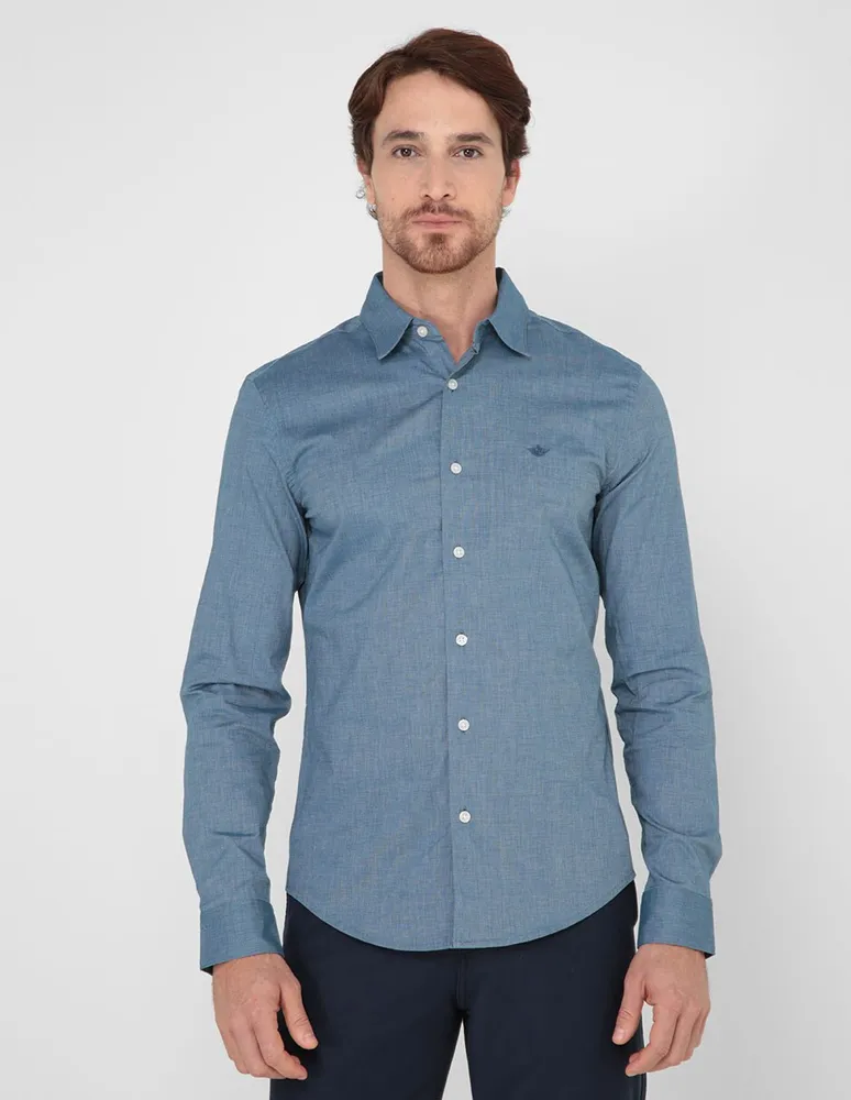 DOCKERS Camisa casual Dockers de algod n manga larga para hombre