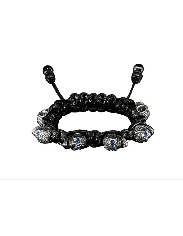 Pulsera para caballero Bomberg Skully negra