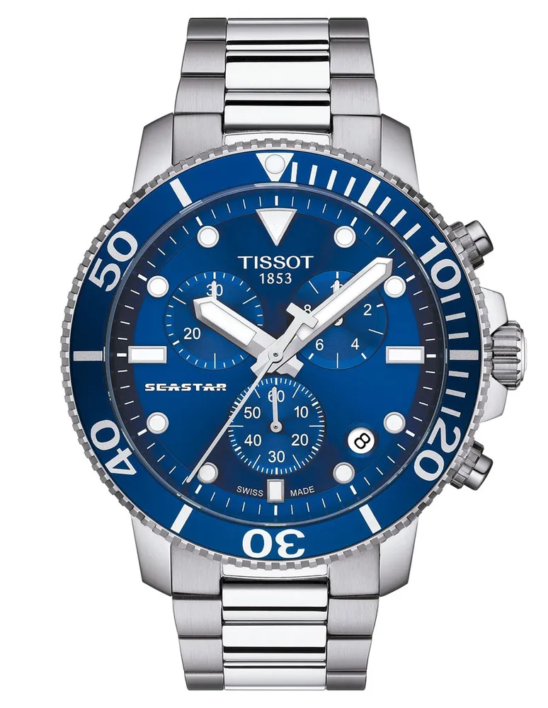 TISSOT Reloj Seastar 1000 Chronograph para hombre T1204171104100