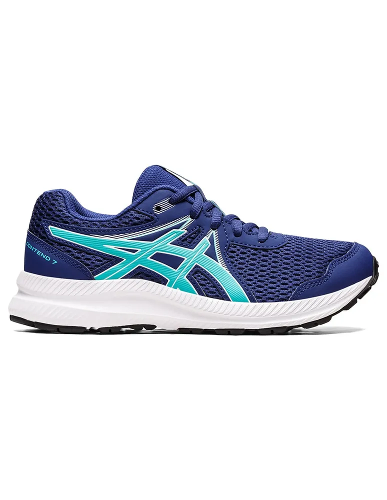 Tenis asics deals infantil azul