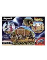 Set de Construcci n Playmobil Calendario de Adviento de Volver al Futuro con 75 piezas