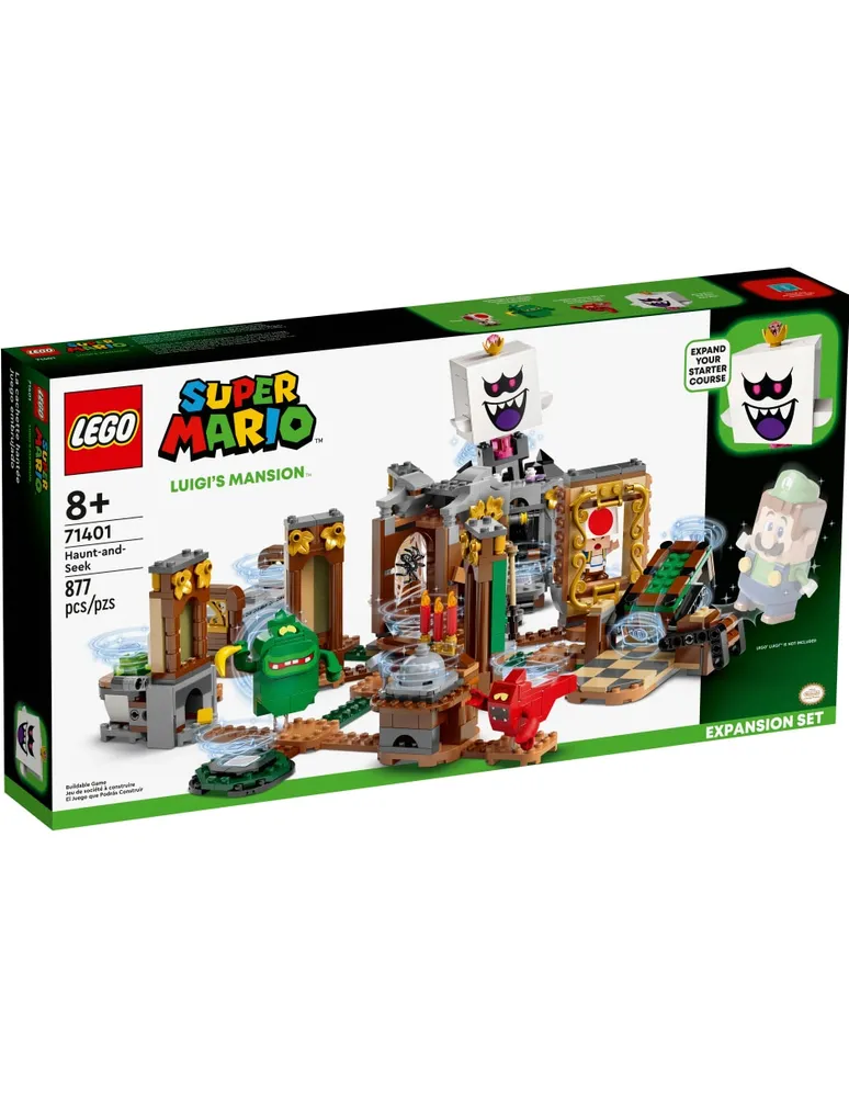 Set de Expansi n Lego Juego Embrujado de Luigi s Mansion de Super Mario con 877 piezas