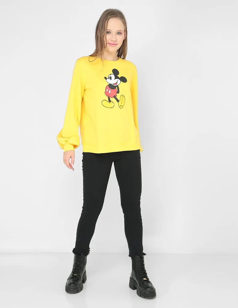 Sudadera mickey mouse online mujer bershka