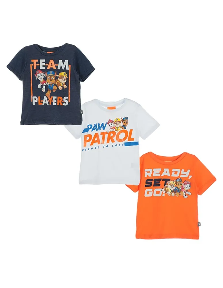 Playera paw patrol niño hot sale