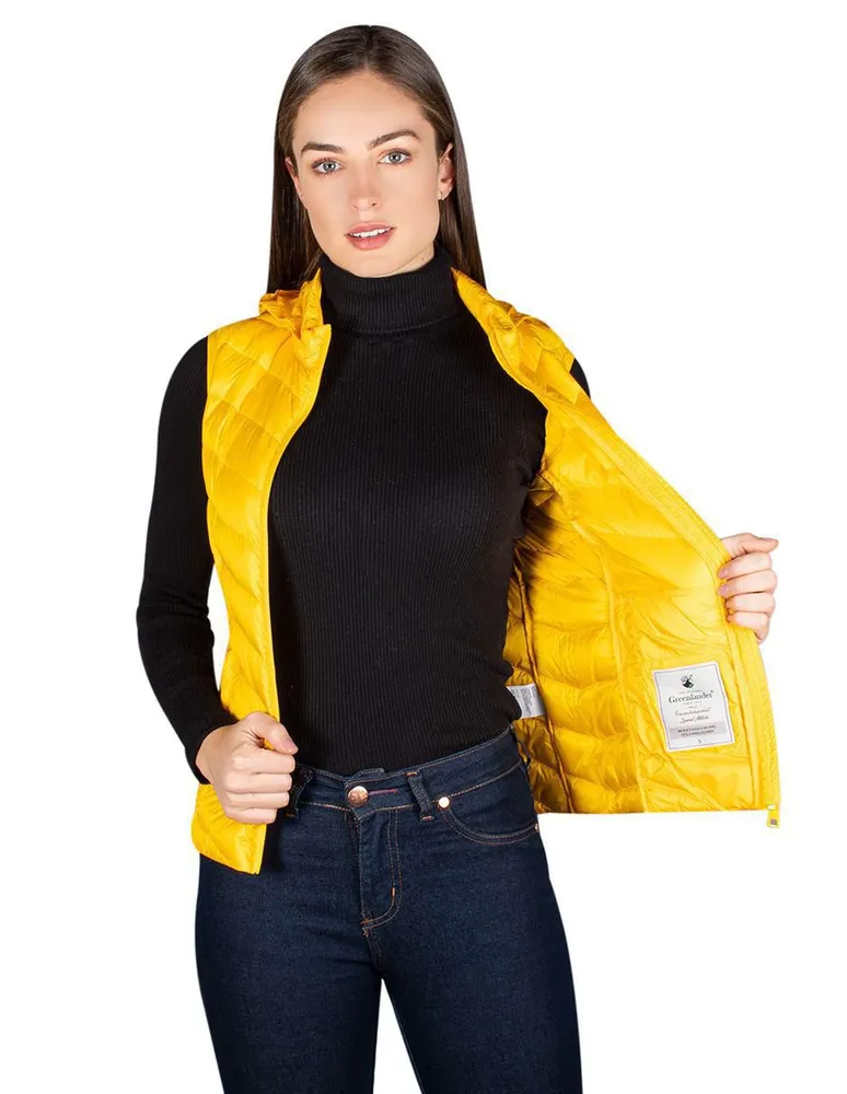 Chaleco hotsell amarillo mujer