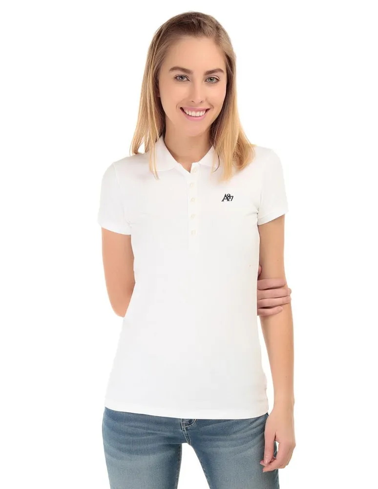 Playera tipo best sale polo aeropostale mujer