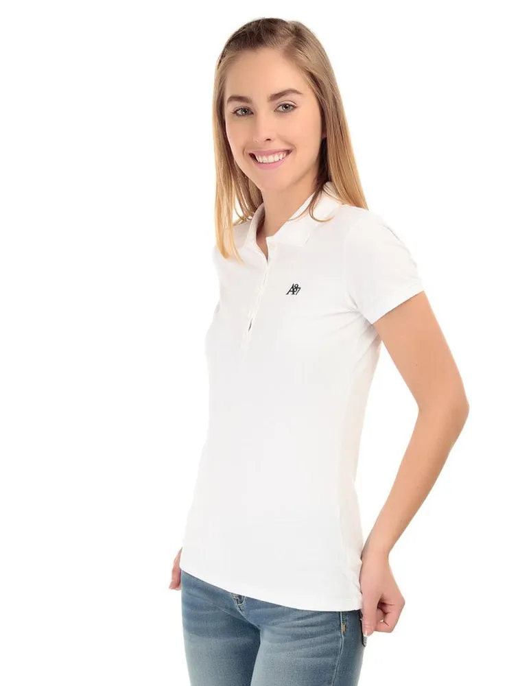 A ROPOSTALE Playera tipo polo A ropostale para mujer Paseo