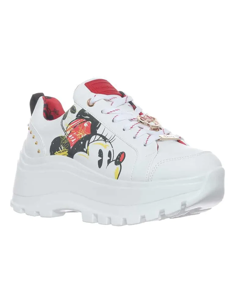 W CAPSULE Tenis W Capsule by Disney Mickey Minnie Sketch para