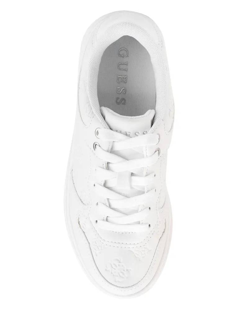 Tenis guess blancos discount plataforma