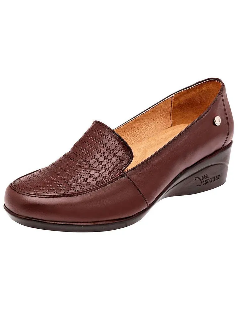 MORA CONFORT Zapato Mora Confort de piel para mujer Paseo