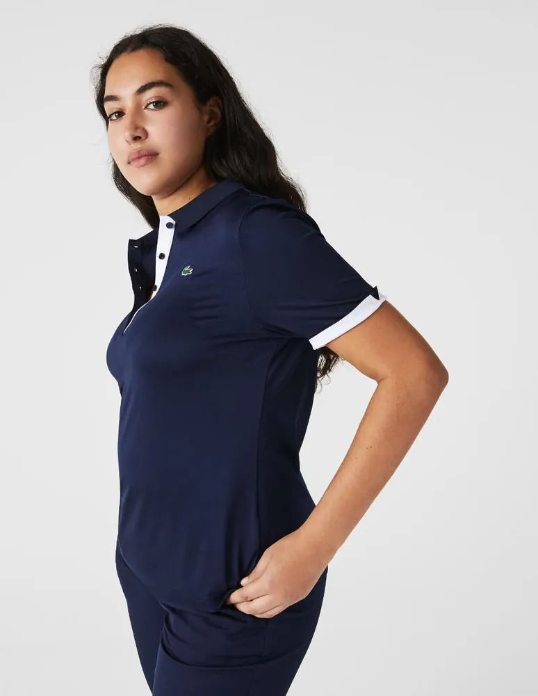 Playera tipo discount polo lacoste mujer