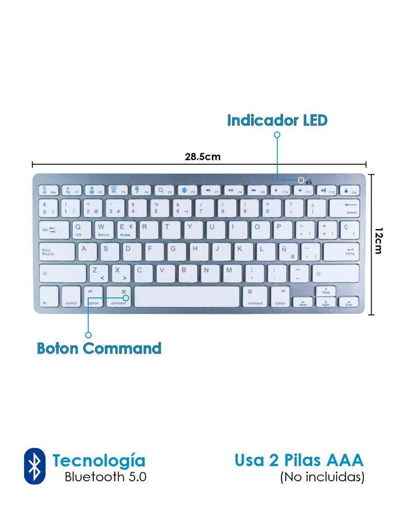 Teclado inalambrico liverpool hot sale