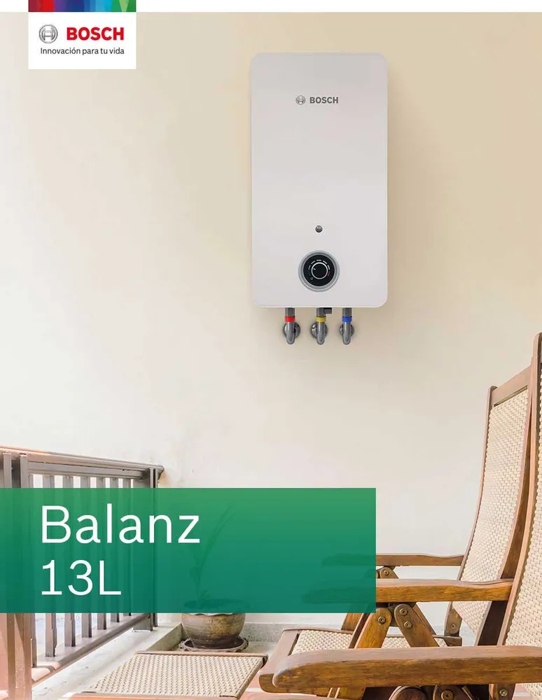 BOSCH Calentador instant neo Bosch BALANZ 13 NAT Gas natural