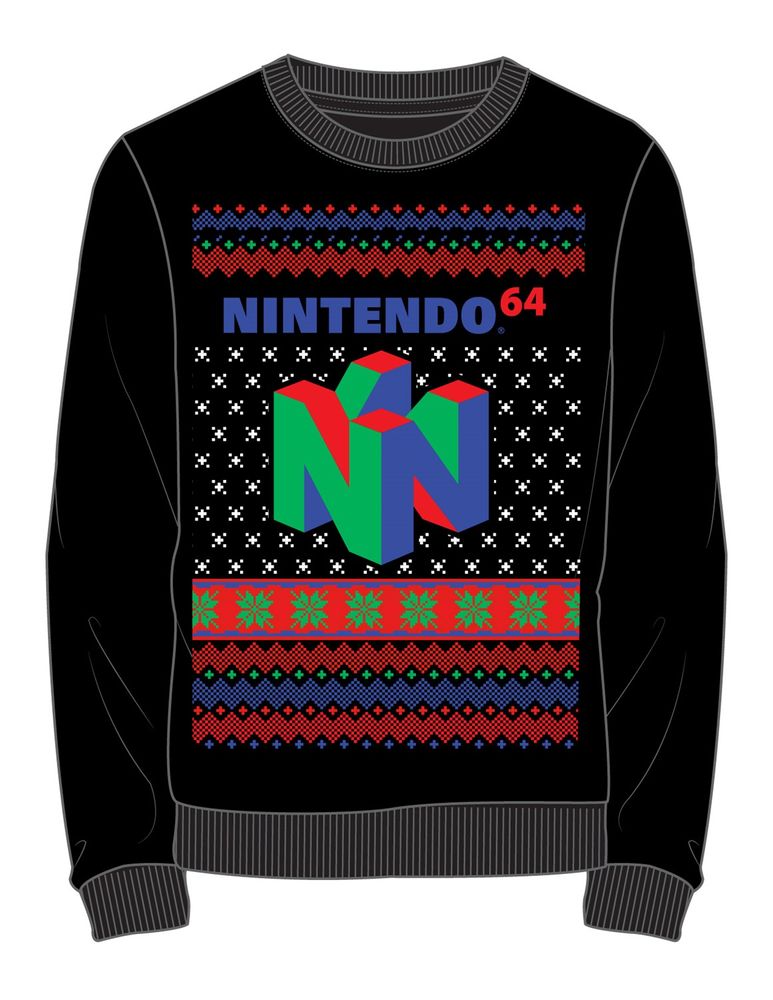 Christmas hot sale sweater nintendo