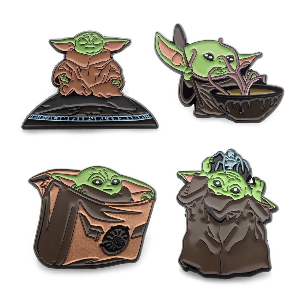 Other Star Wars Mandalorian Baby Yoda Pin Set Niagara Pen Centre